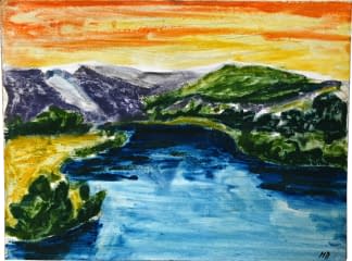 "Seelandschaft" by Milena Biblikova on art24