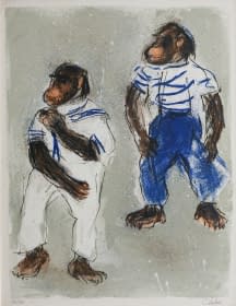 "Zwei Affen (166/200)" by Nathalie Chabrier on art24