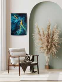 "Need to Calm Down" von FKT ART Katalin Fincza auf art24