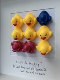 "Who's the new guy? He said he's called Donald .. but I'm not so sure" by T P Hardisty on art24