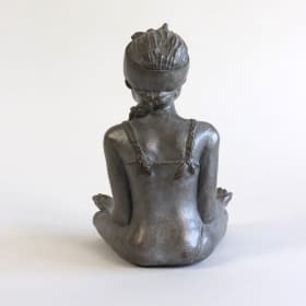 "Yoga en herbe" by Nicole Kretz Bellieres on art24