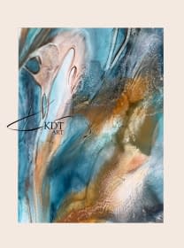"Awakening" von KDT art Beyond canvas - art that speaks to you auf art24