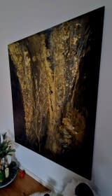 "Black meets Gold I" von Art by Tina N. auf art24