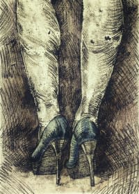 "Diptych "Beauty requires sacrifices"" von Oleksandra Voronina auf art24