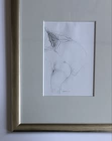 "Akt Rajz X./Akt Zeichnung X." von Ruttkay Sándor auf art24