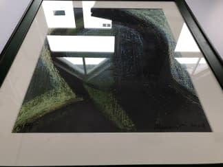 "Kék-Zöld Angyal (P) EA 1/1 / Blau-grüner Engel (P) EA 1/1" by János Aknay on art24