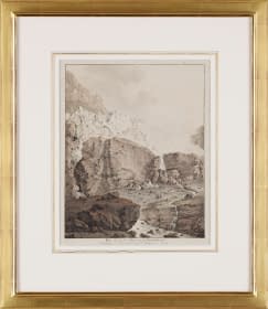 "Une Partie des Glaciers du Grindelwald" von Johann Ludwig Aberli auf art24
