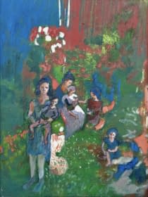 "Le pique-nique" by Emmanuelle Tenailleau on art24