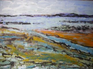 "Landschaft - abstrakt" von Ebba Sakel auf art24
