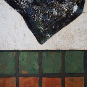 "Küchenfliesen Grün Orange" by Dominik Schlumpf on art24