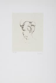"Kopf eines weiblichen Fauns 231/275" by Leonor Fini on art24