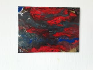 "lava stream" von Sven W. Dahlke auf art24