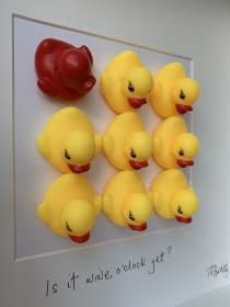 "Is it wine o'clock yet ?" by T P Hardisty on art24
