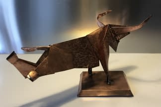 "Toro Enrramado" von alfy Espinoza auf art24