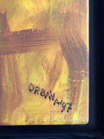 "Nagy fekvő maszk/ Große Liegende Maske" by Attila Orbán on art24