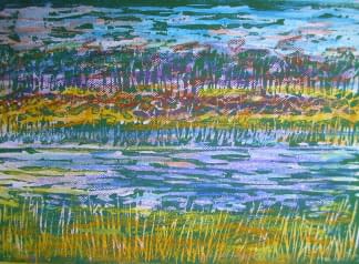 "Am Mechower See" von Ebba Sakel auf art24