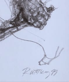 "Rajz XIV./Zeichnung XIV." by Ruttkay Sándor on art24