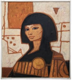 "Mädchen mit den schwarzen Haaren" von Ivan (Ivo) Sedliský auf art24