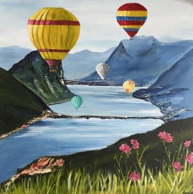 "Blick auf den Luganer See" von Ivonne Wild auf art24