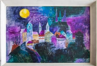 "Pražský hrad (dt. Prager Burg)" de Dana Hlobilová sur art24