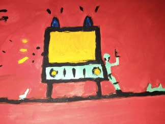 "Sie sollten eine positive Welt gestalten - tun es aber nicht" de Alexander E. sur art24