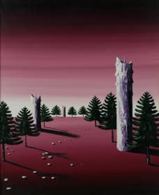 "Tannen, Kerzen" by Maximilian Hilpert on art24