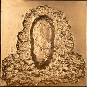 "Head - golden Spirit" by Eugen Meier Mathévie on art24