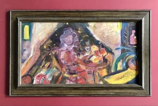 "Kávéház/Kaffeehaus" by Katalin Szabadi on art24
