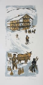 "Bergimpressionen in Kühtai" de František Emler sur art24