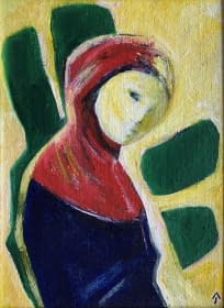 "Szomorú angyal/Trauriger Engel" by János Aknay on art24