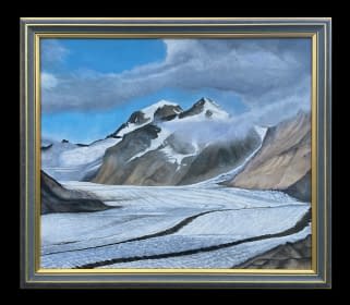 "Grosser Aletschgletscher VS - Naturwunder der Alpen" von Philipp H. Schmid auf art24