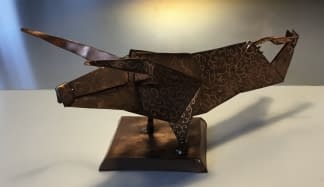 "Toro Enrramado" von alfy Espinoza auf art24