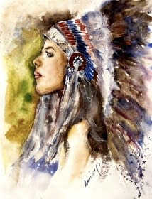 "Indian" de samirartist sur art24
