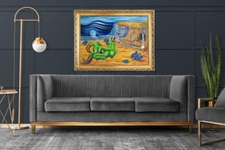 "Drei Grazien in Diamantental" von Giorgio Asturio auf art24