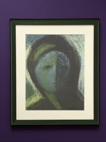 "Kék-Zöld Angyal (P) EA 1/1 / Blau-grüner Engel (P) EA 1/1" von János Aknay auf art24