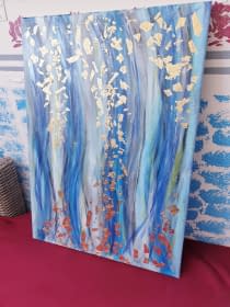 "Gold Regen" by DAgis Welt on art24