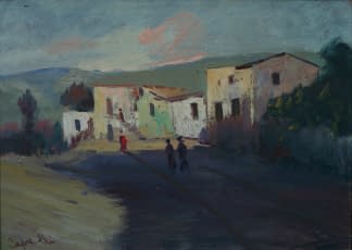 "Südländisches Dorf" de Artist Wanted sur art24