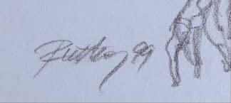 "Rajz VIII./Zeichnung VIII." von Ruttkay Sándor auf art24