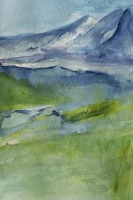 "Eiger, Mönch und Jungfrau im Föhn" by Angela Roos-Maguire on art24