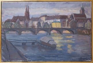 "Ohne Titel (Blick auf Basler Altstadt)" by Artist Wanted on art24