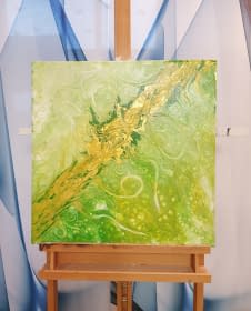 "Grün Gold Mischung" by DAgis Welt on art24