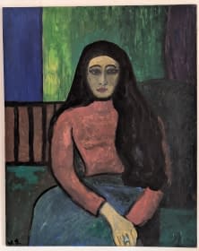 "Dame in Rot" de Wolfgang Söring sur art24