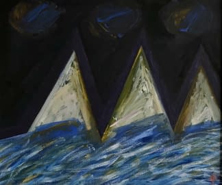 "Víz felett/Über der Wasseroberfläche" by János Aknay on art24
