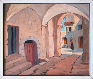 "La Turbie (Alpes Maritimes)" by Ch. A. Mangin on art24
