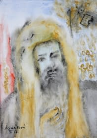 "starý rabín (dt. alter Rabbiner)" von Kamila Sára Hájková auf art24