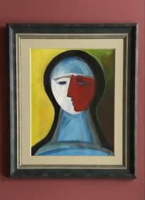 "Festőangyal/Maler Engel" by János Aknay on art24