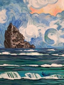 ""Wind und Wellen"" von Katarzyna Knap KNAP_ART auf art24