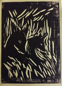 "Zwei Tiere" von Ebba Sakel auf art24