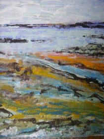 "Landschaft - abstrakt" von Ebba Sakel auf art24