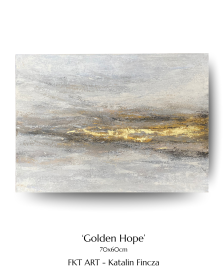 "Golden Hope" von FKT ART Katalin Fincza auf art24